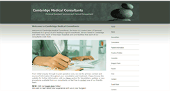 Desktop Screenshot of cambridgemedicalconsultants.co.uk